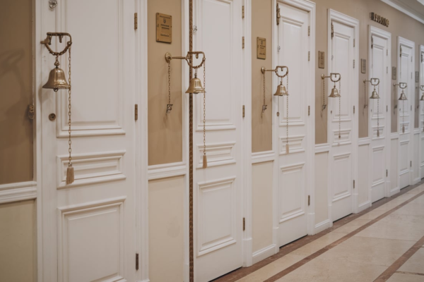 Bell Tassel on Hotel Room Doors